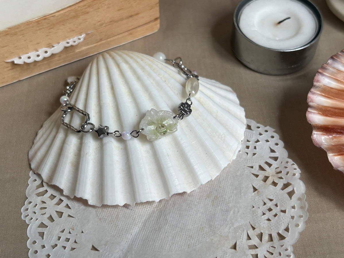 Snow Orchid Bracelet