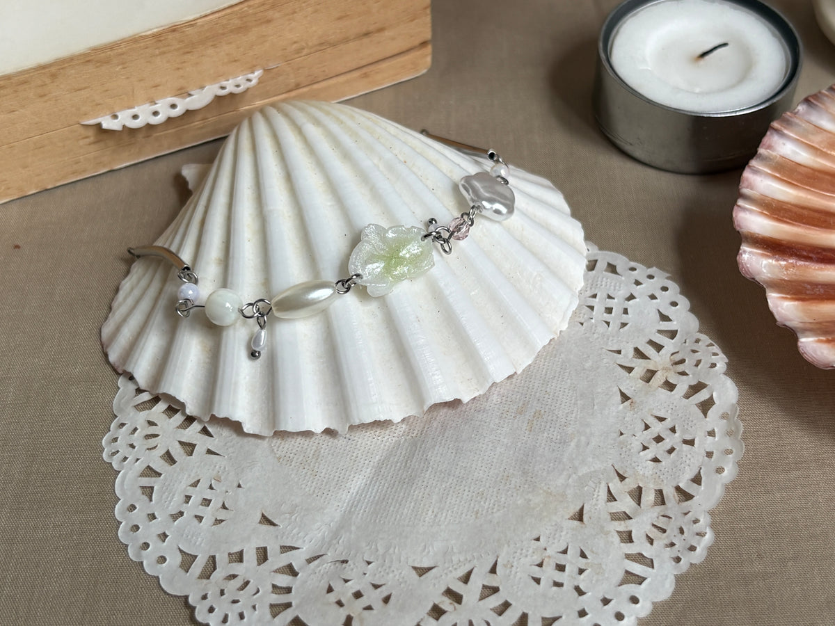 Pearl Orchid Bracelet