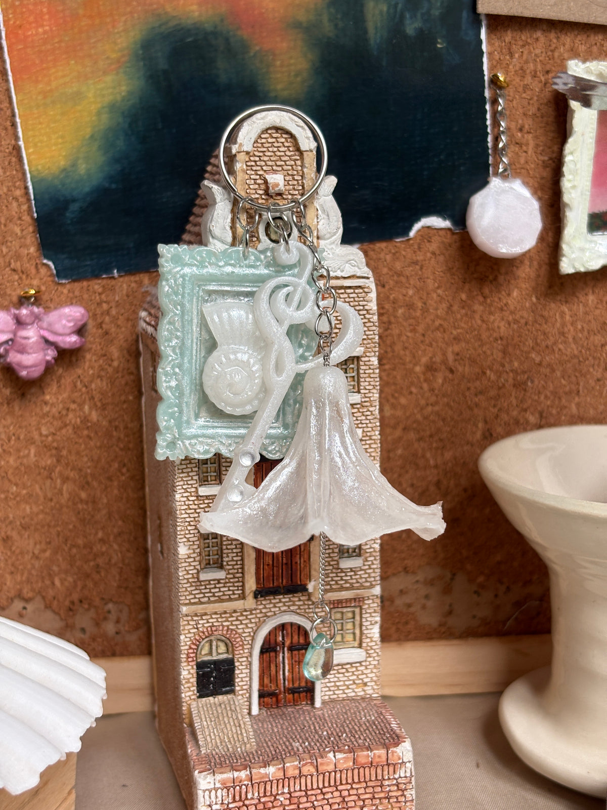 Water fairy keychain
