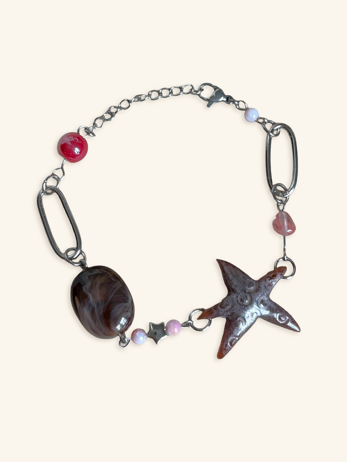 Chocolate Chip Starfish Bracelet