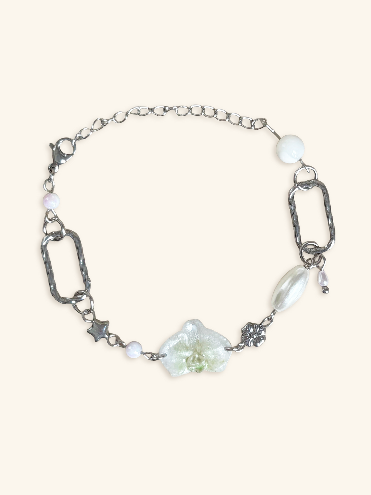 Snow Orchid Bracelet
